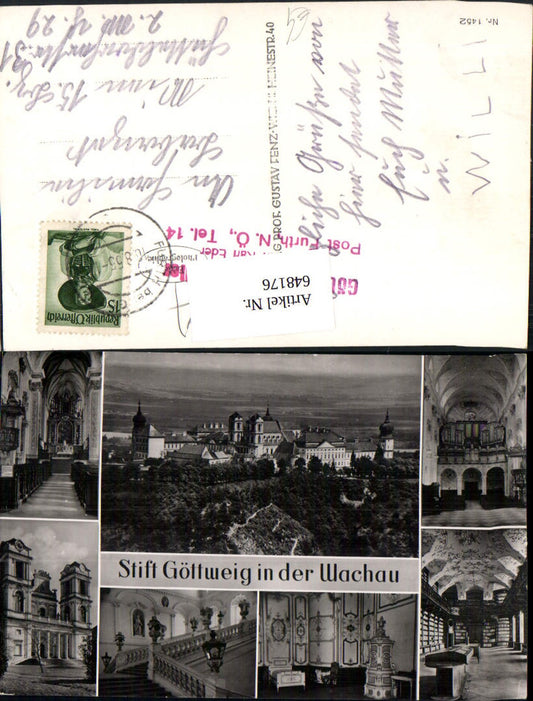 648176,Mehrbild Ak Stift Göttweig i. d. Wachau Furth bei Göttweig