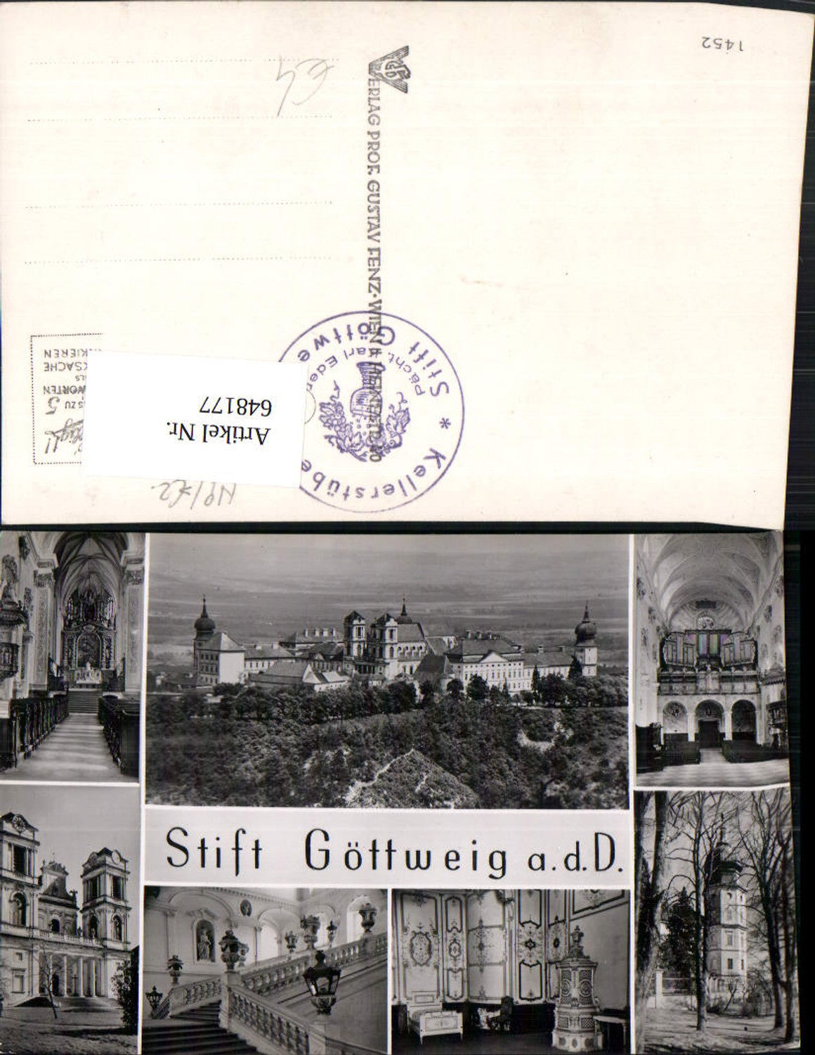 648177,Mehrbild Ak Stift Göttweig i. d. Wachau Furth bei Göttweig