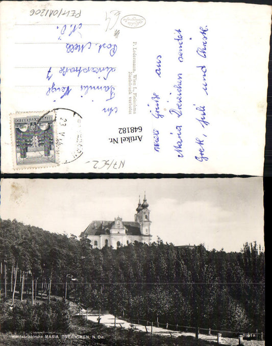 648182,Foto Ak Maria Dreieichen Wallfahrtskirche Rosenburg-Mold