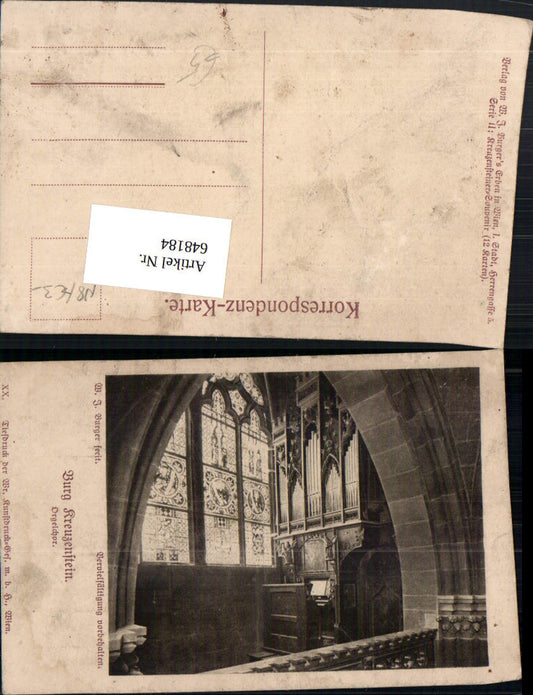 648184,Burg Kreuzenstein Orgelchor Leobendorf