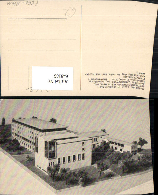 648185,Modell Interdiözesanen Spätberufenenseminar Horn