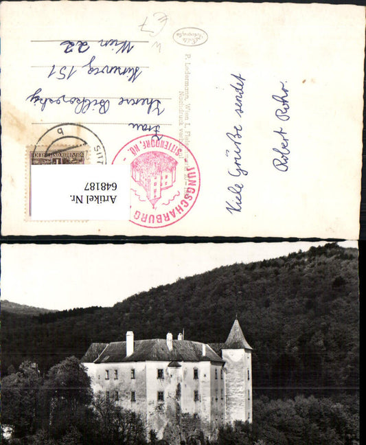 648187,Foto Ak Schloss Wildegg Burg Sittendorf bei Wien Gemeinde Wienerwald
