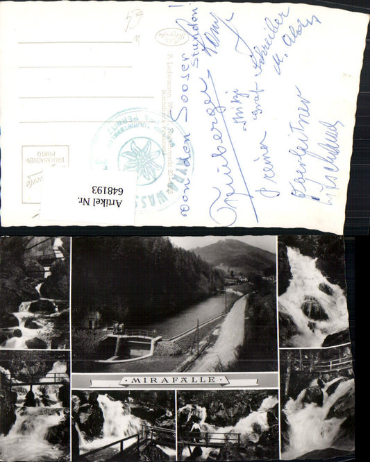 648193,Mehrbild Ak Mirafälle Wasserfall Wienerbruck Annaberg