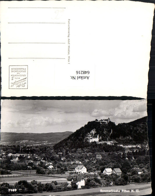 648216, Photo Ak Pitten Totale