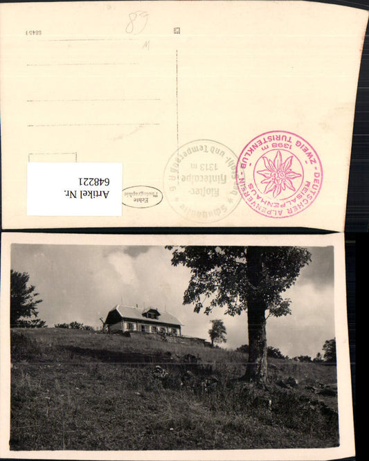 648221,Foto Ak Reisalpe Reisalpenhaus Kleinzell Hohenberg