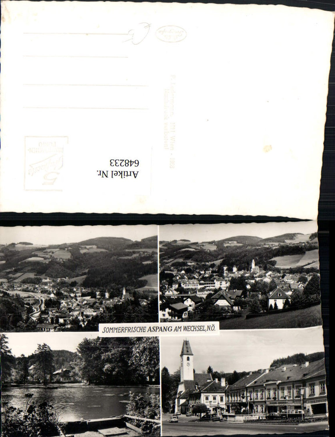 648233,Multi-image Ak Aspang a. Wechsel Aspang-Markt