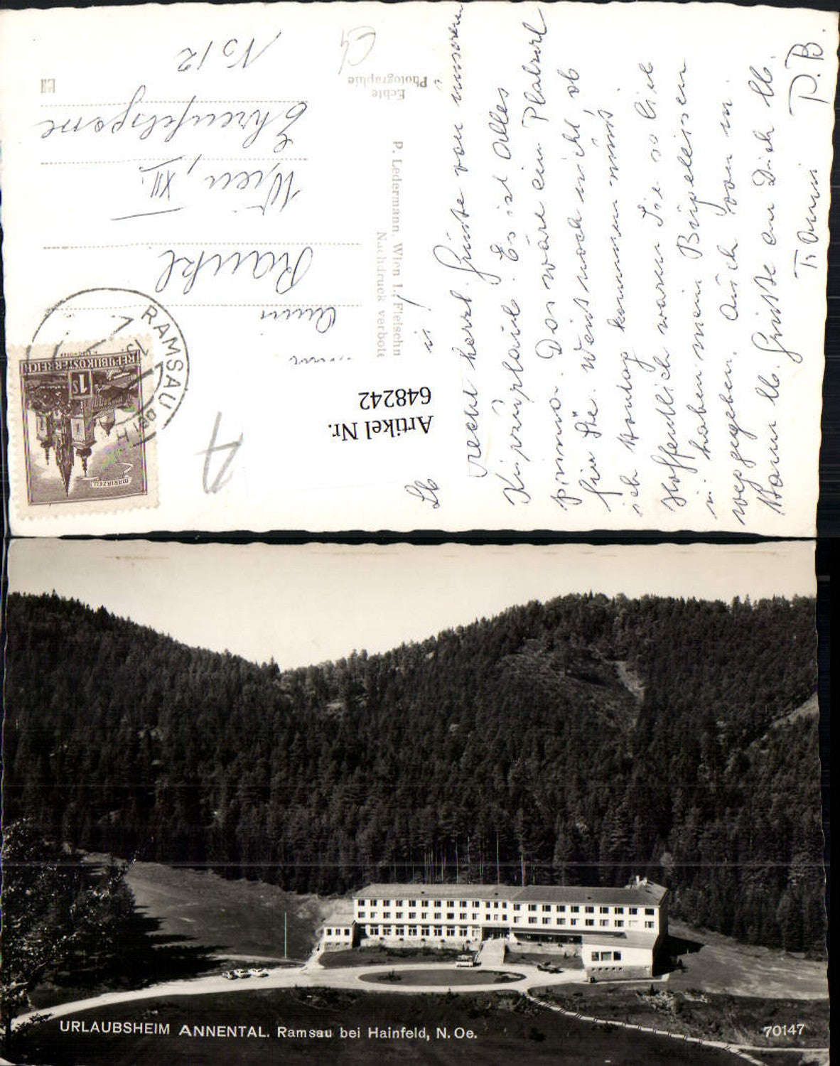 648242,Foto Ak Urlaubsheim Annental Ramsau b. Hainfeld