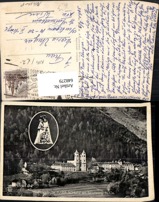 648279,Fotomontage Maria Schutz a. Semmering Schottwien Gnadenmutter