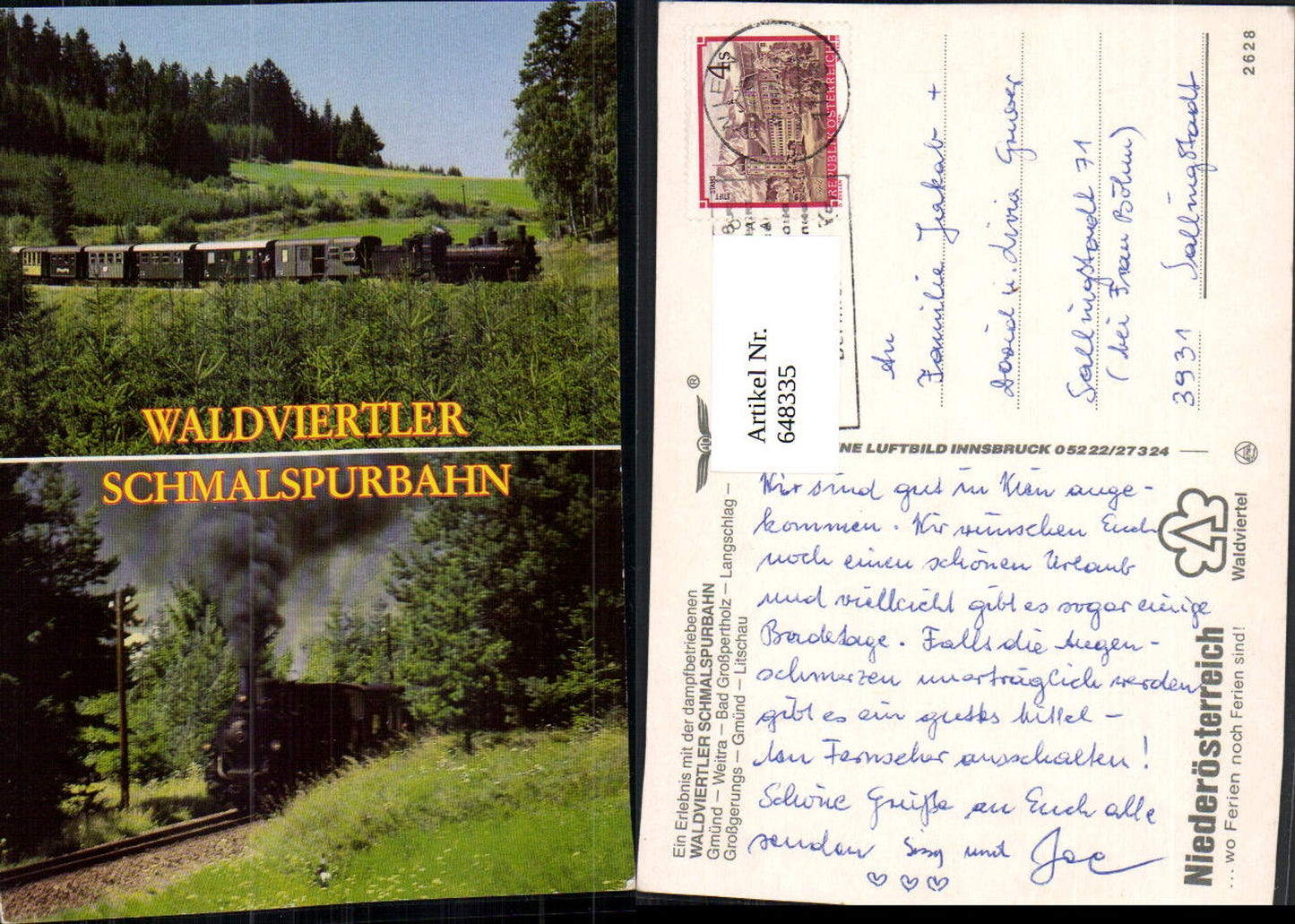 Alte Ansichtskarte – Old Postcard