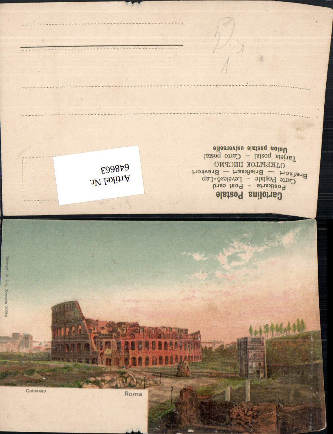 Alte Ansichtskarte – Old Postcard