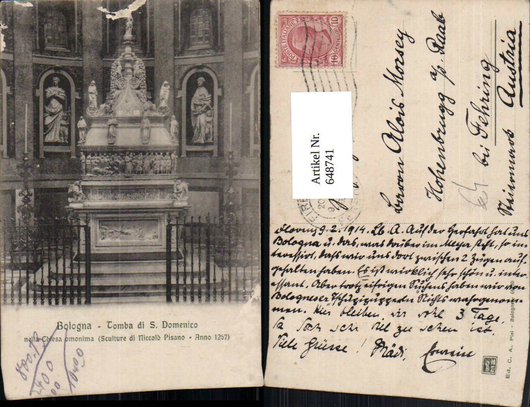 Alte Ansichtskarte – Old Postcard