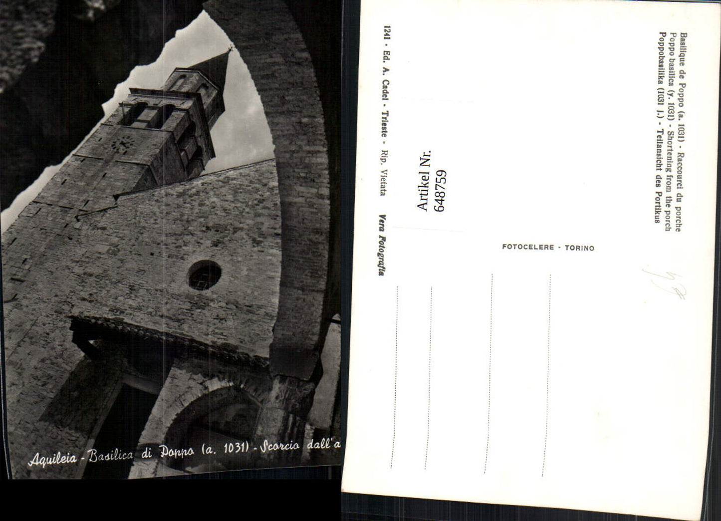 Alte Ansichtskarte – Old Postcard