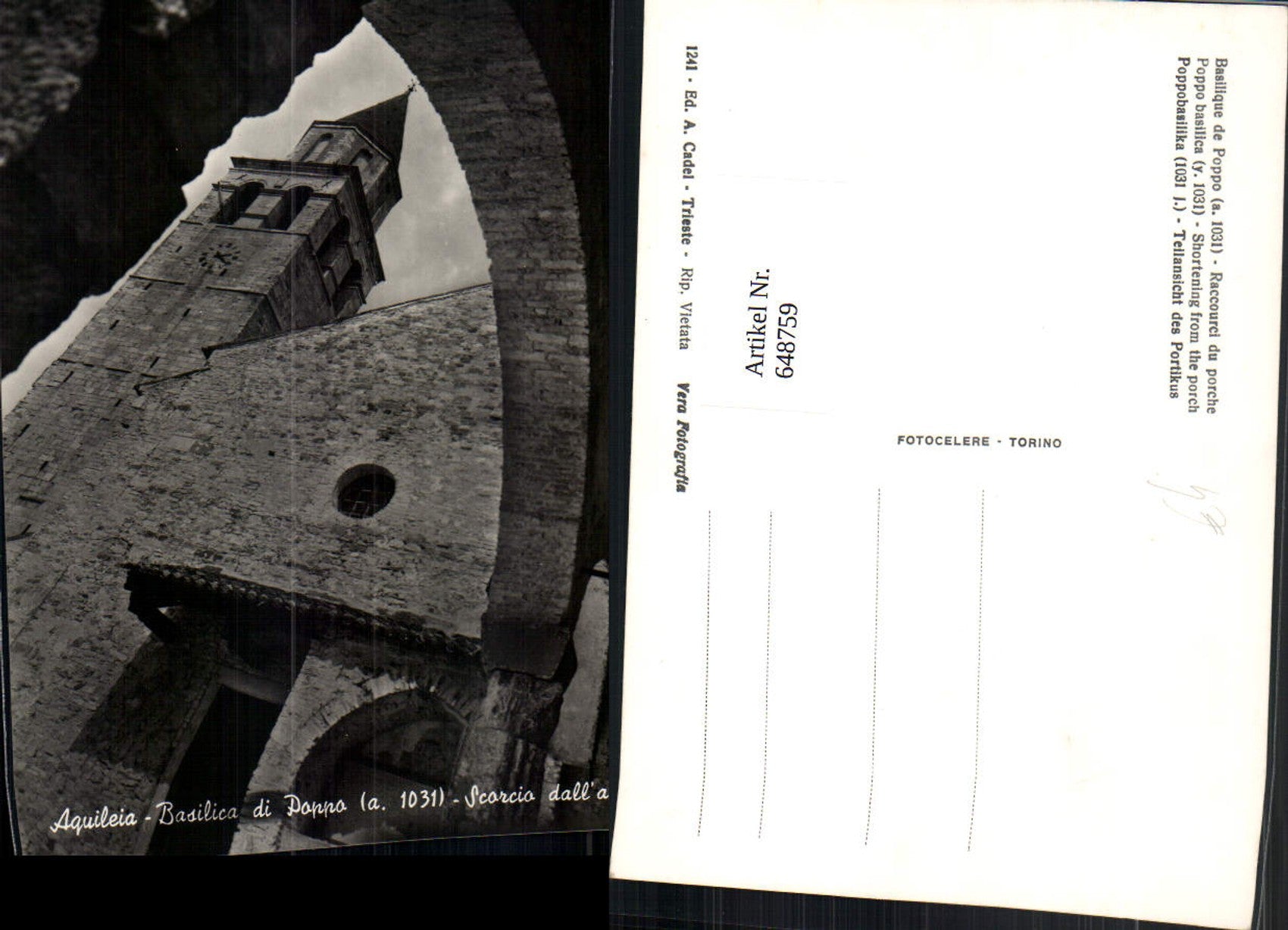 Alte Ansichtskarte – Old Postcard