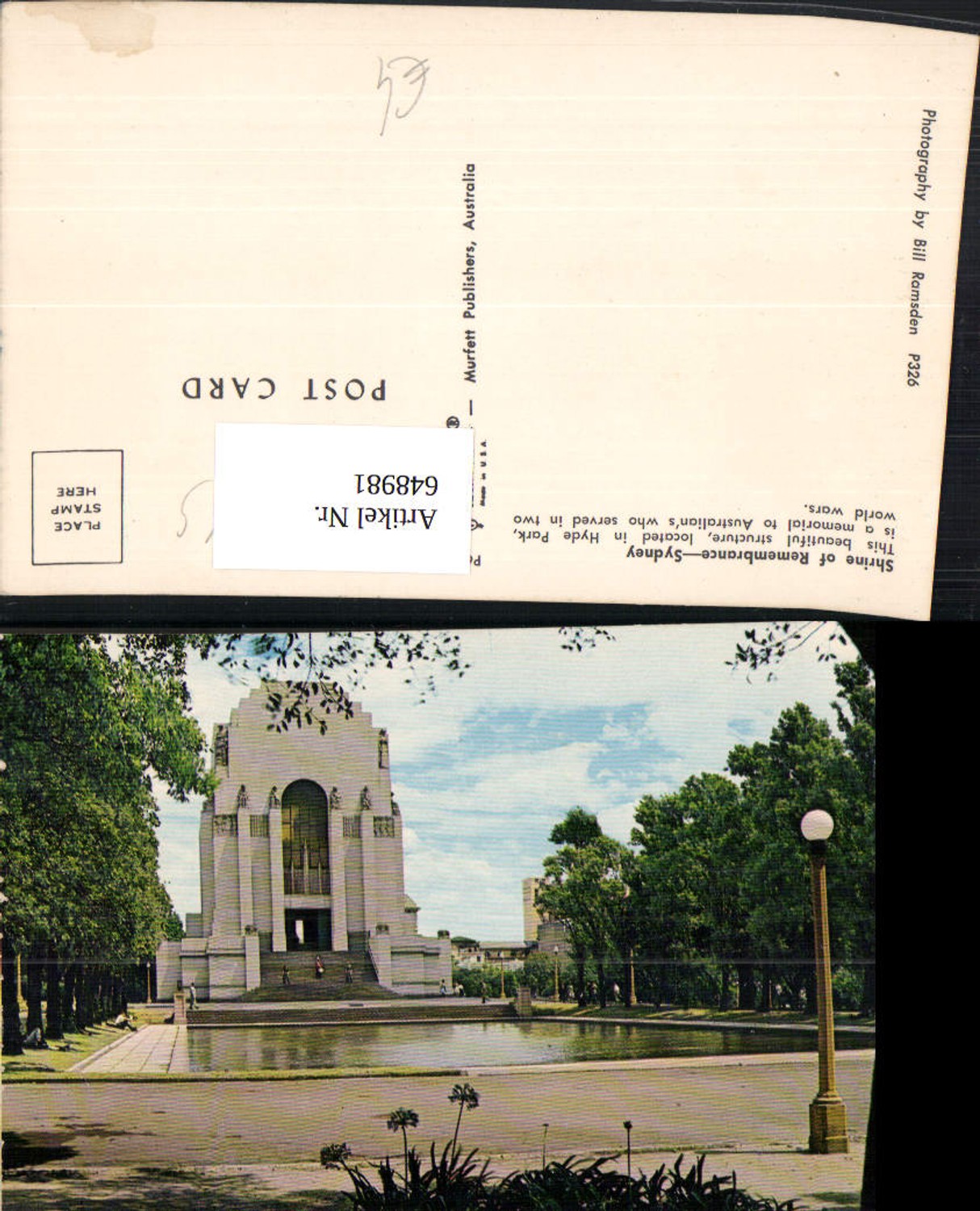 648981,Shrine of Remembrance Sydney Tempel Australien Australia