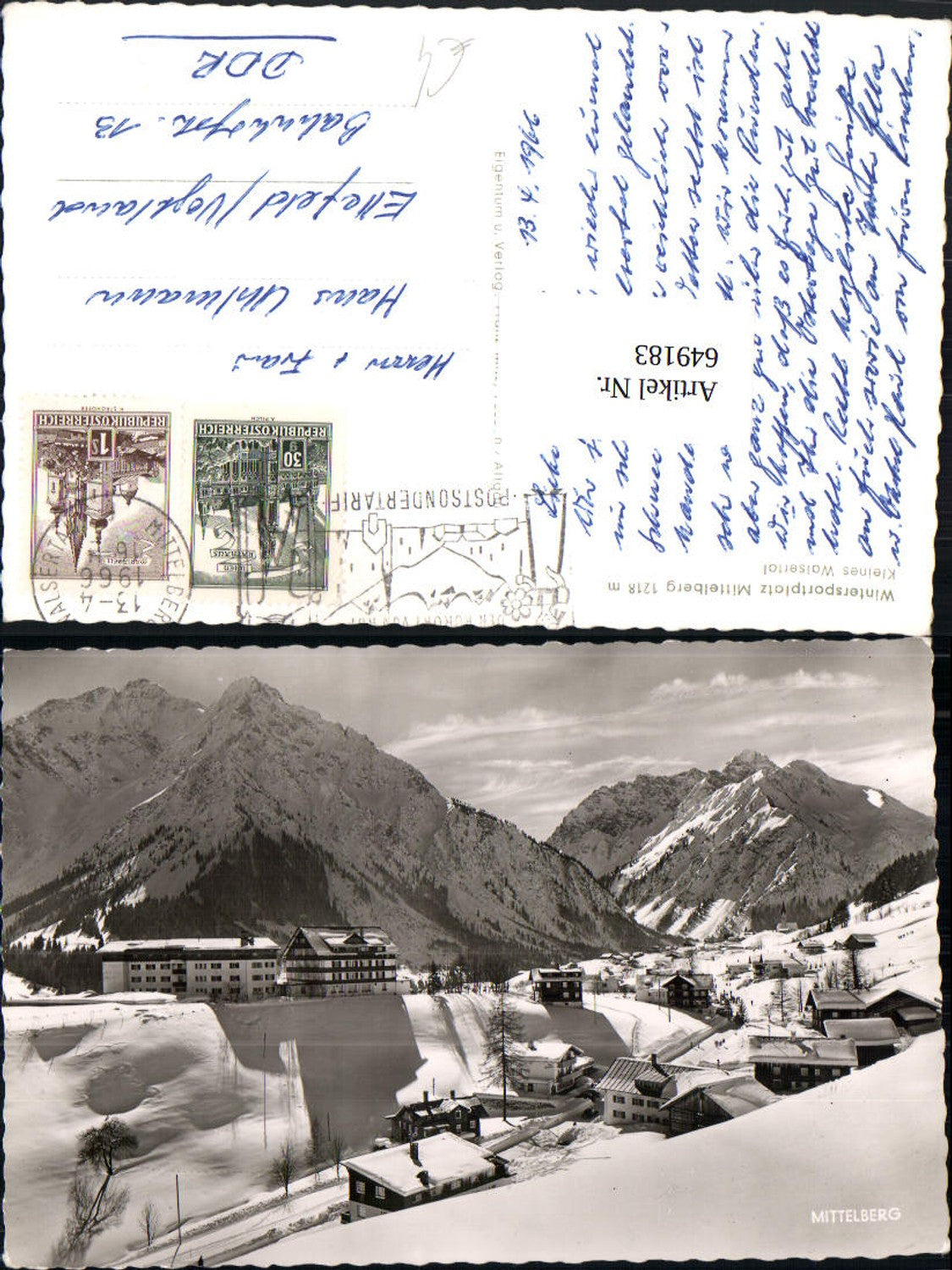 Alte Ansichtskarte – Old Postcard