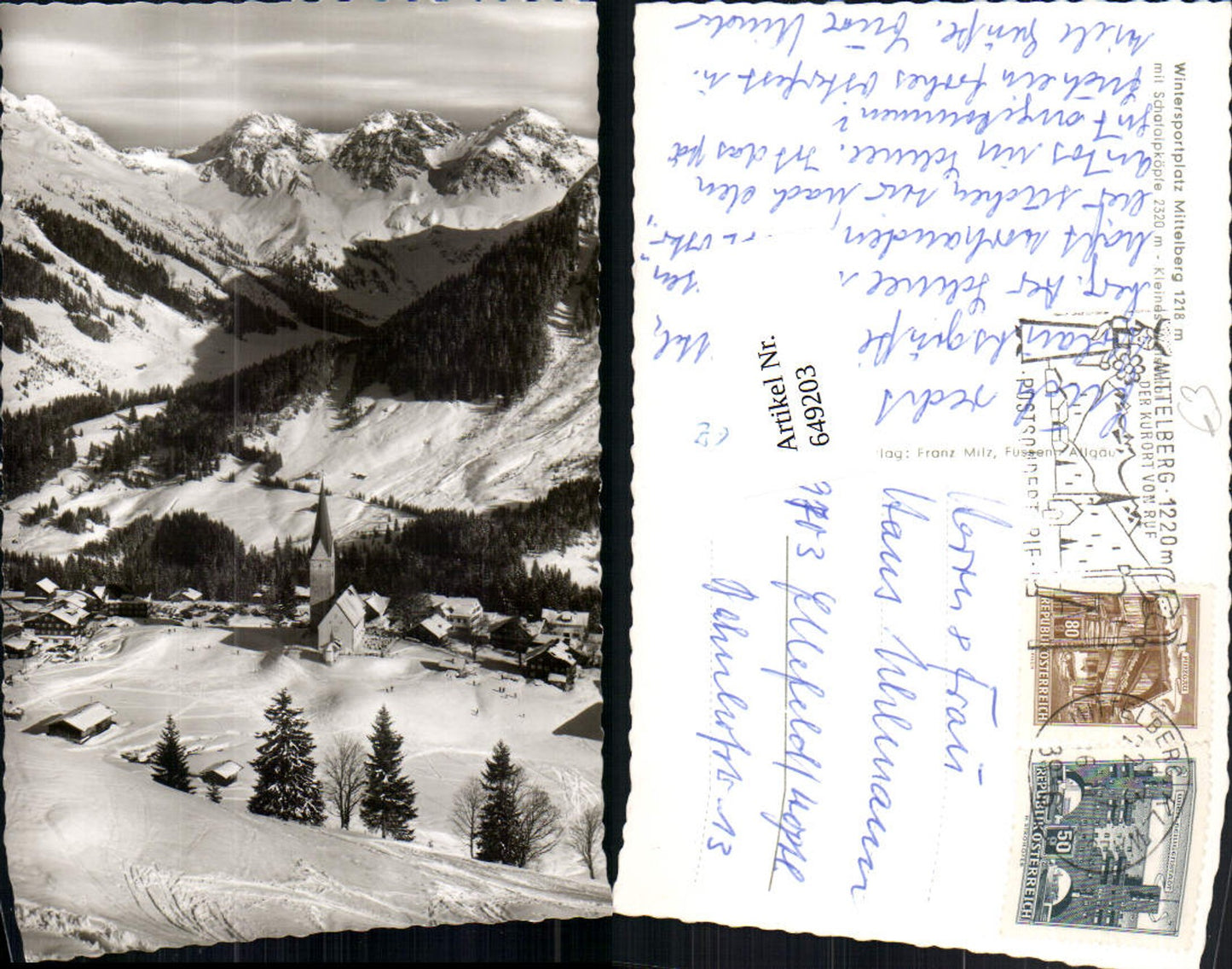 Alte Ansichtskarte – Old Postcard