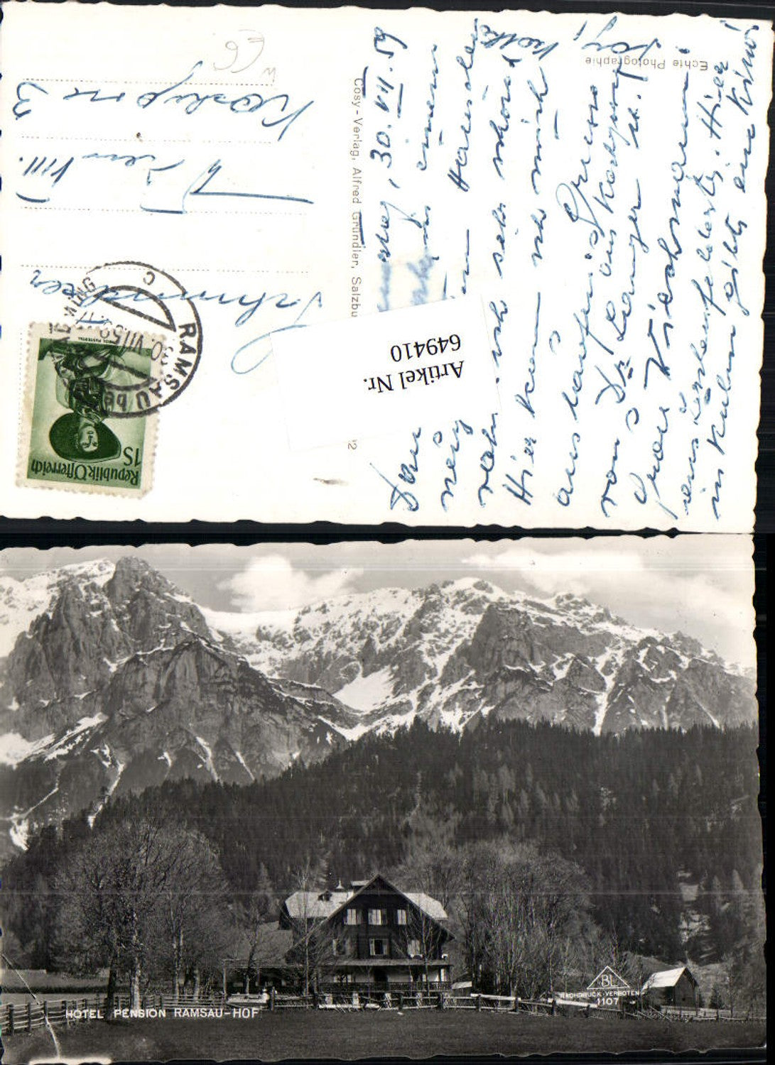 Alte Ansichtskarte – Old Postcard