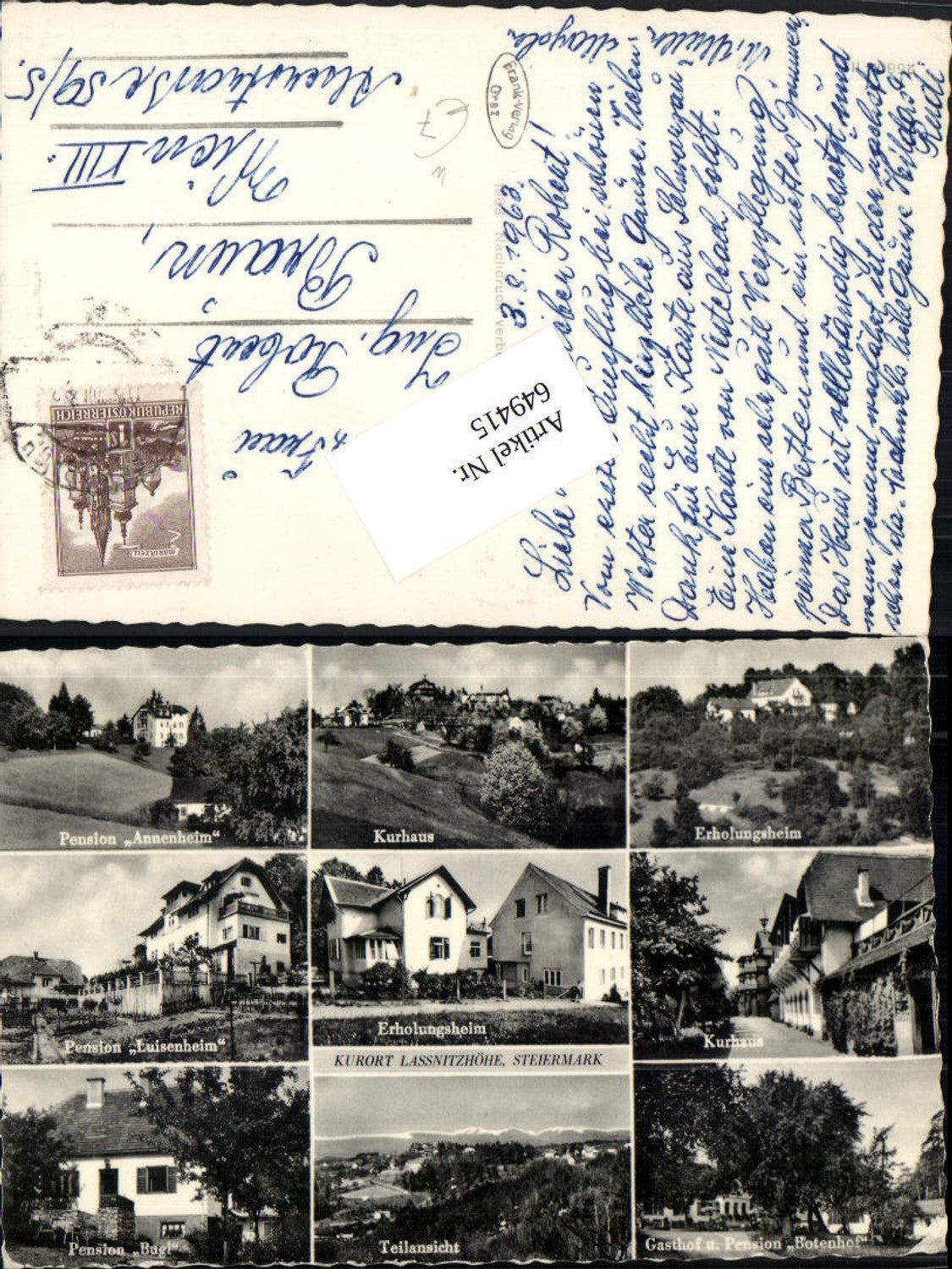 Alte Ansichtskarte – Old Postcard