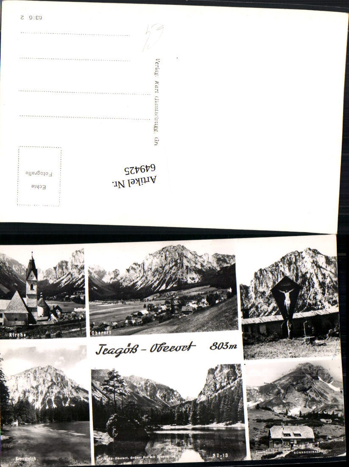 Alte Ansichtskarte – Old Postcard