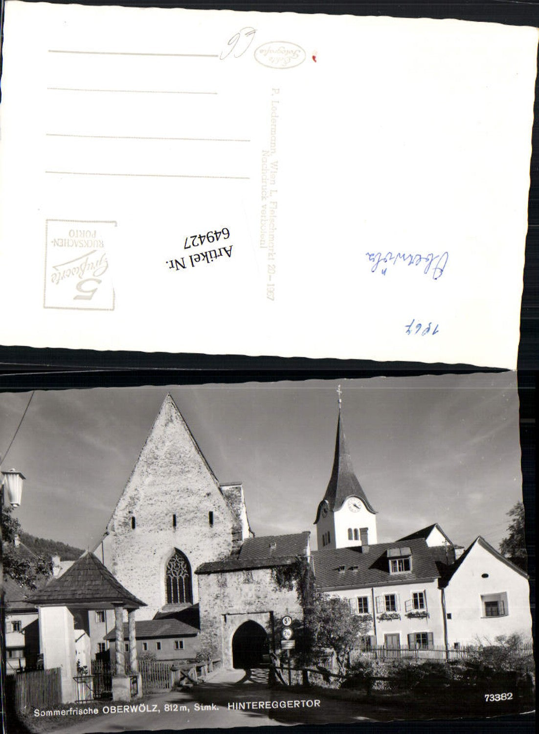 Alte Ansichtskarte – Old Postcard