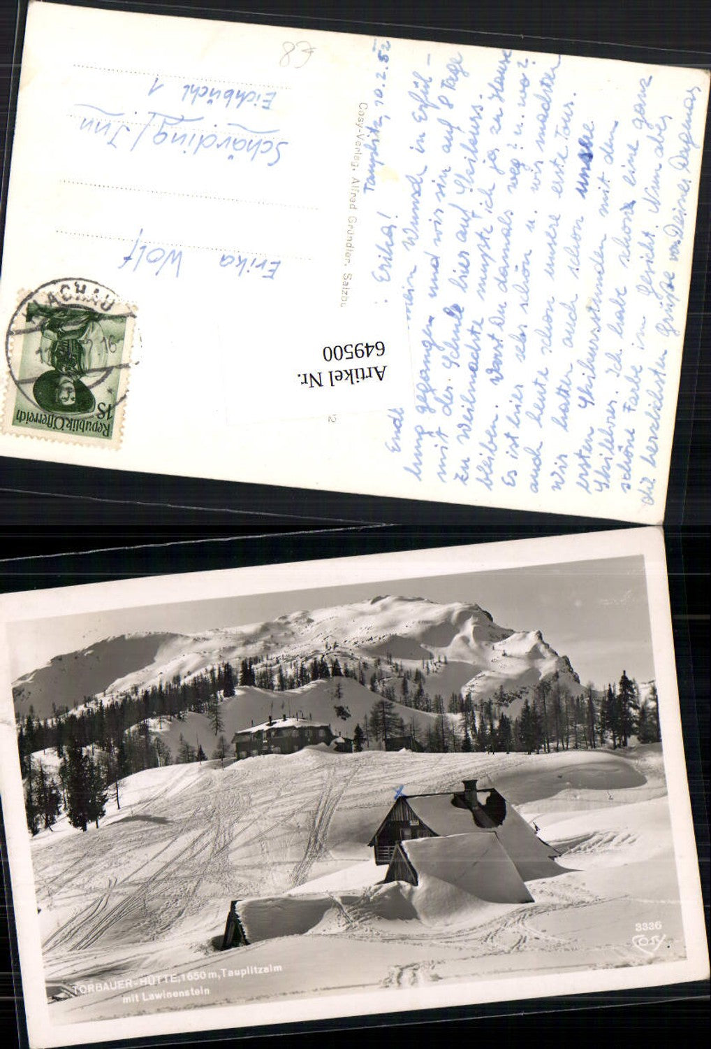 Alte Ansichtskarte – Old Postcard