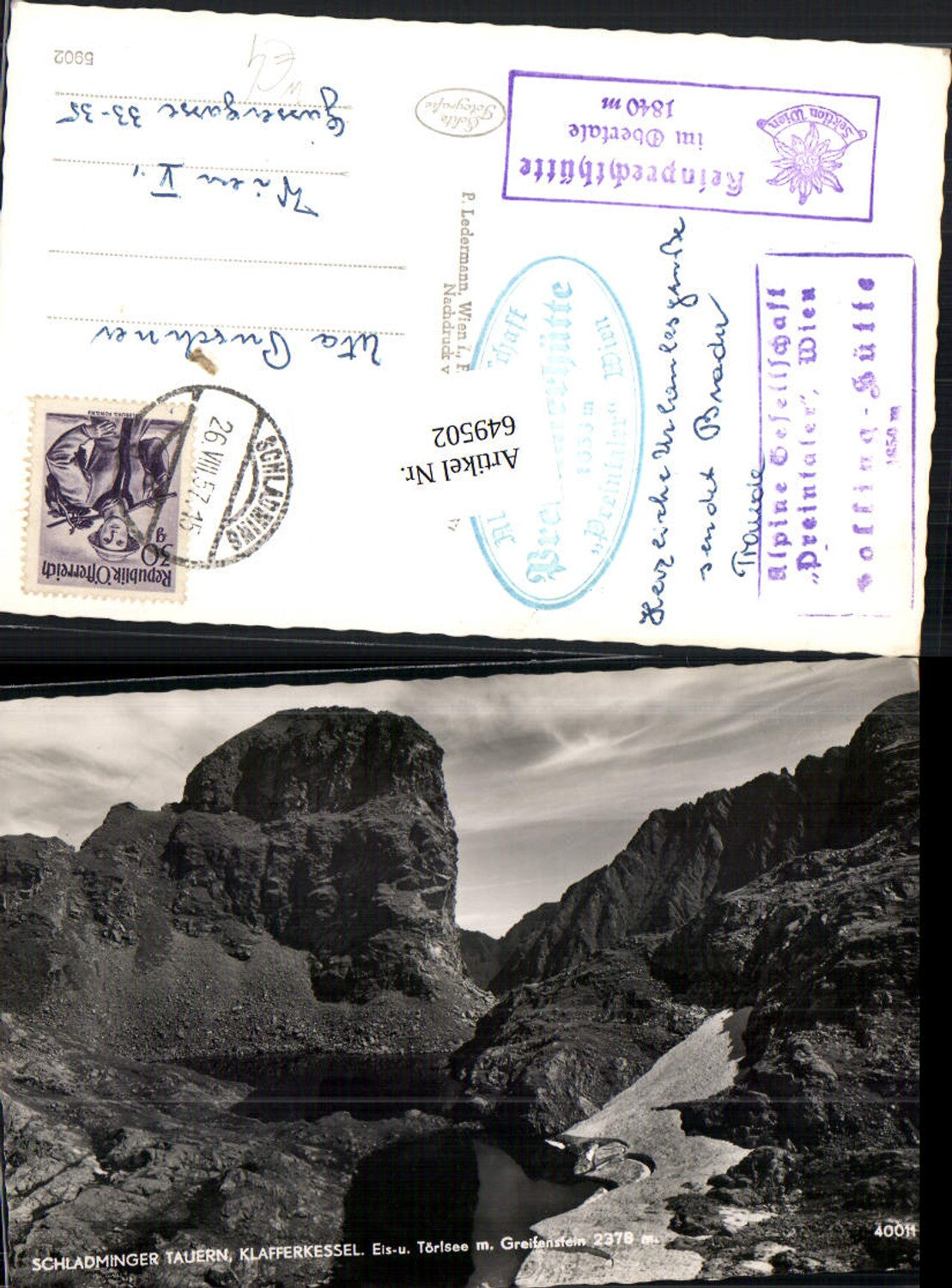 Alte Ansichtskarte – Old Postcard