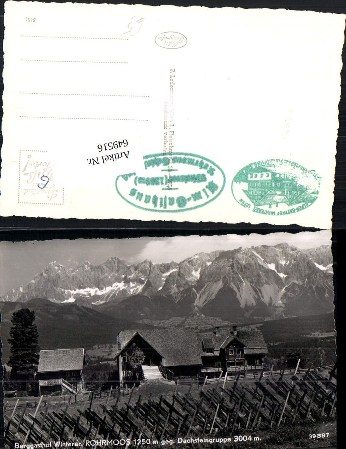 Alte Ansichtskarte – Old Postcard
