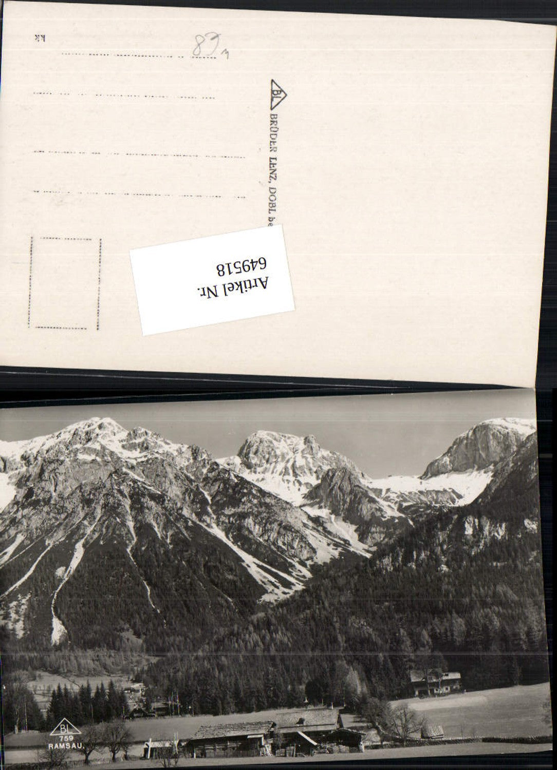 Alte Ansichtskarte – Old Postcard