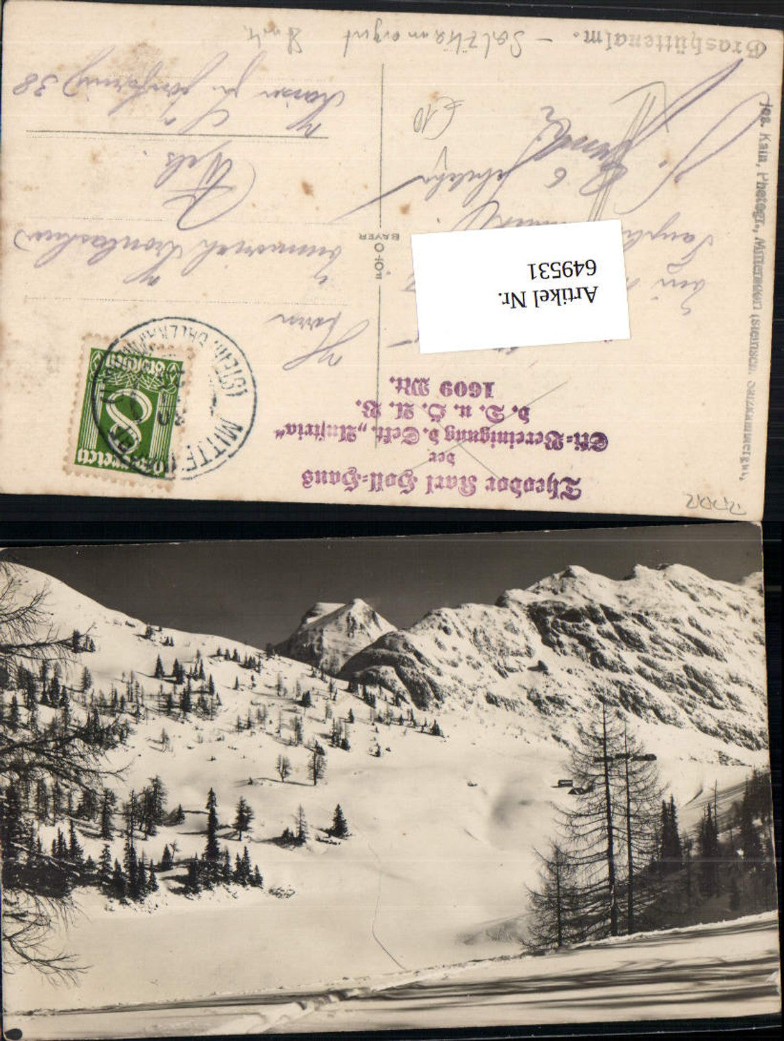 Alte Ansichtskarte – Old Postcard