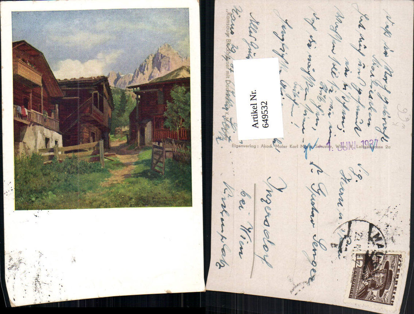 Alte Ansichtskarte – Old Postcard