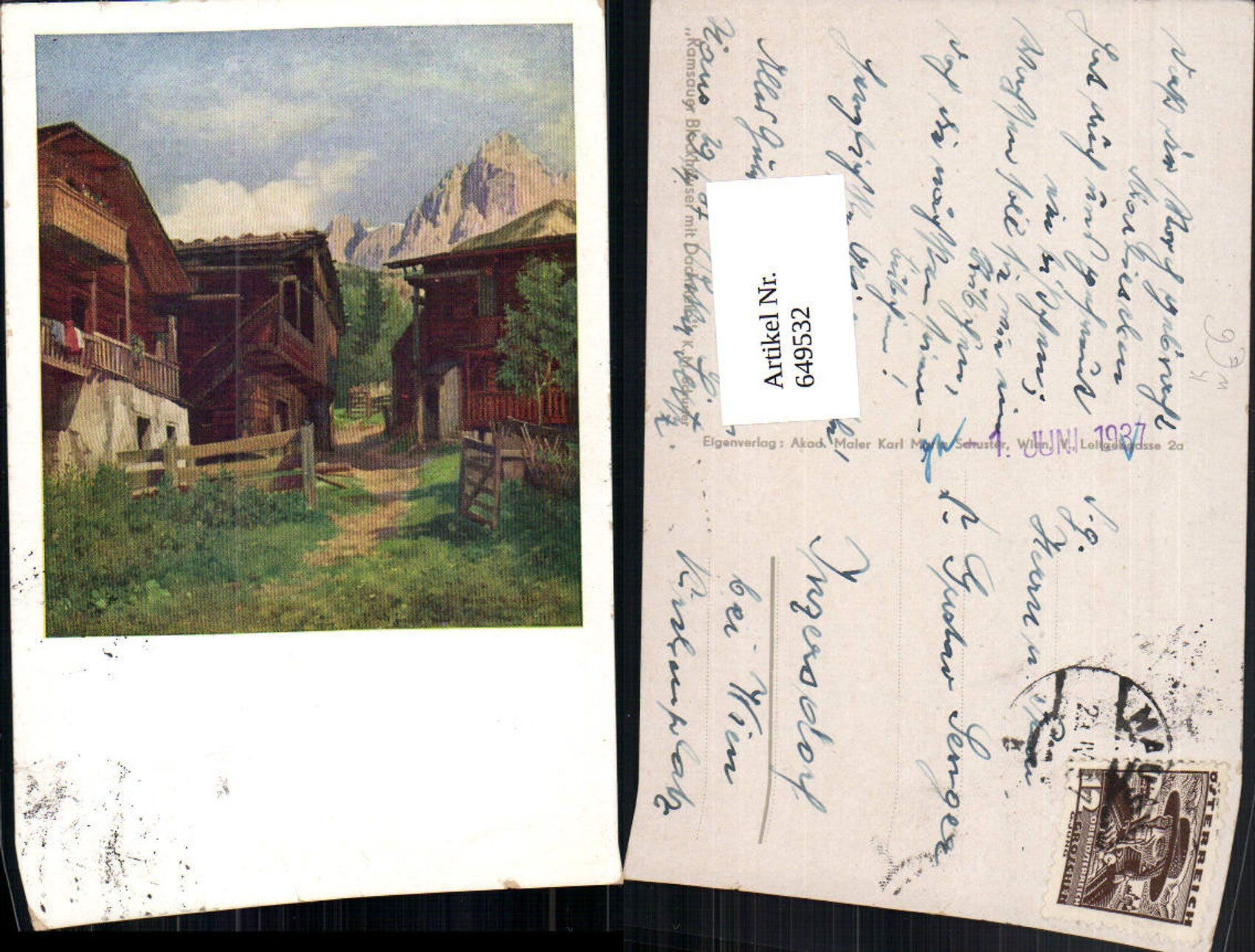 Alte Ansichtskarte – Old Postcard