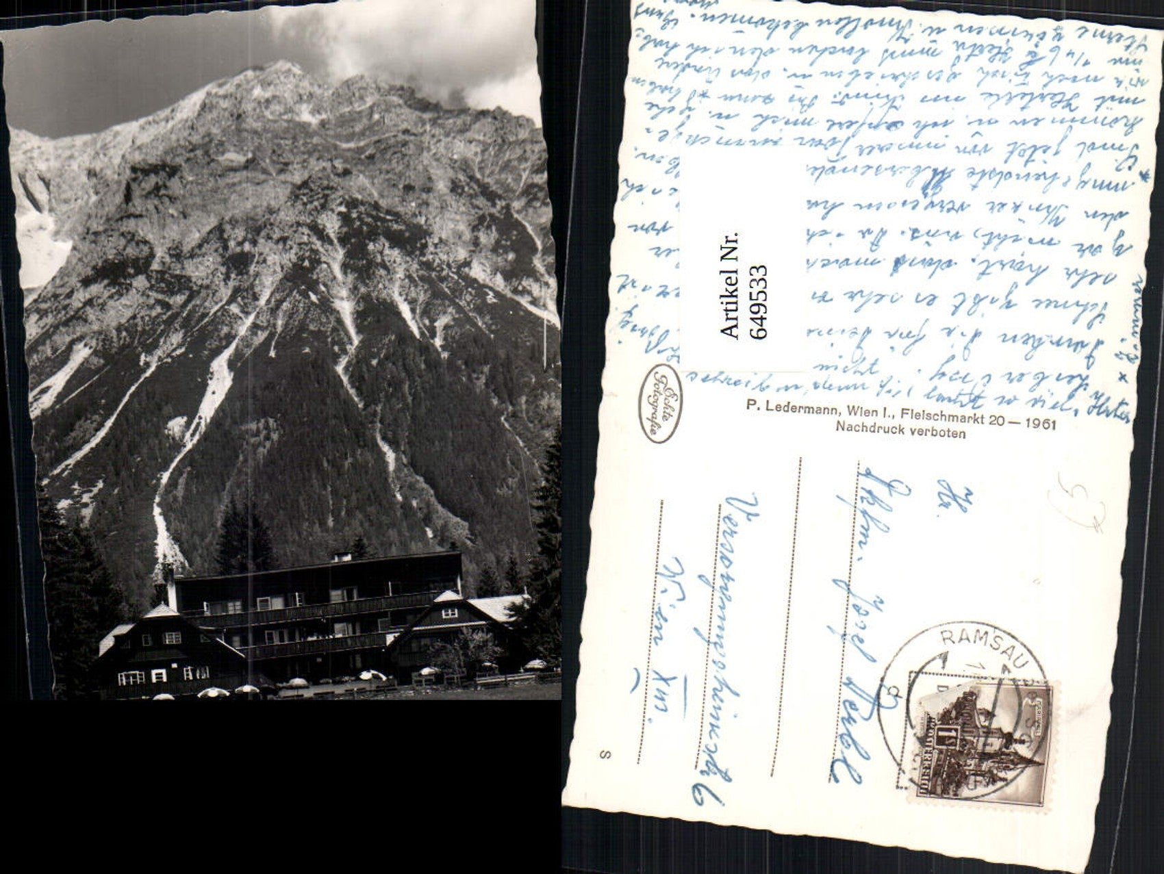 Alte Ansichtskarte – Old Postcard