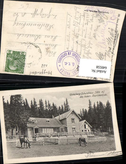 649558,Unterberg Schutzhaus bei Gutenstein Pernitz Muggendorf Thal