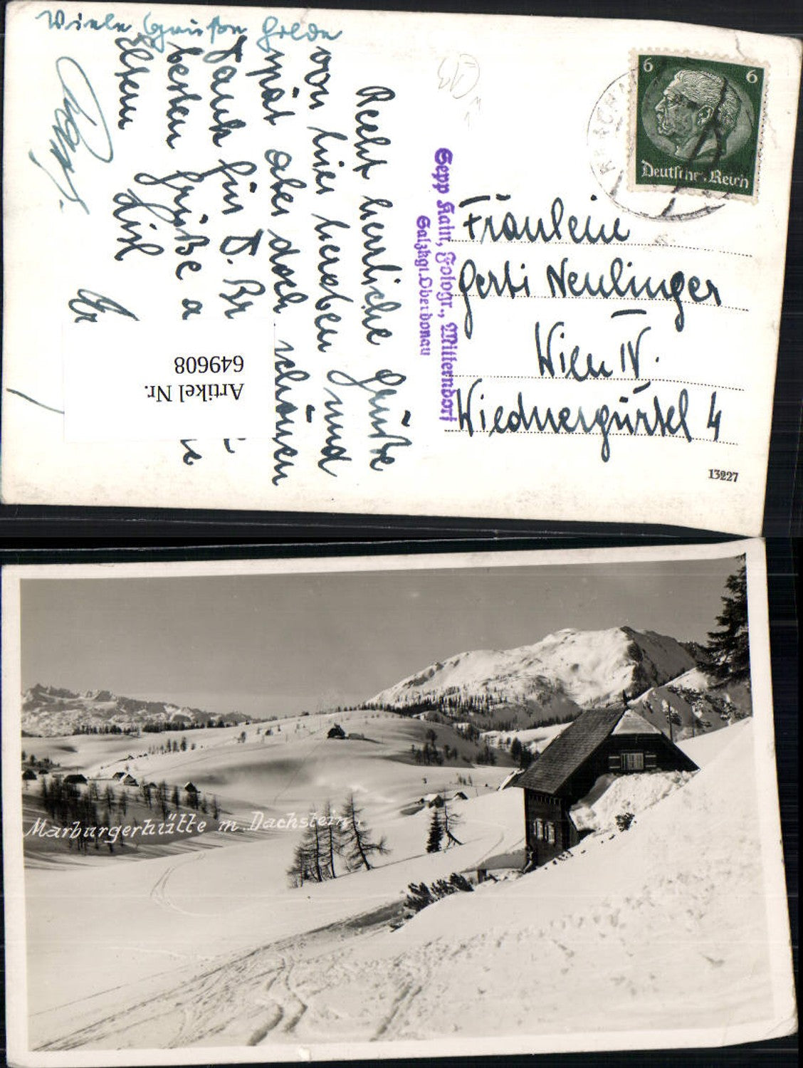 Alte Ansichtskarte – Old Postcard