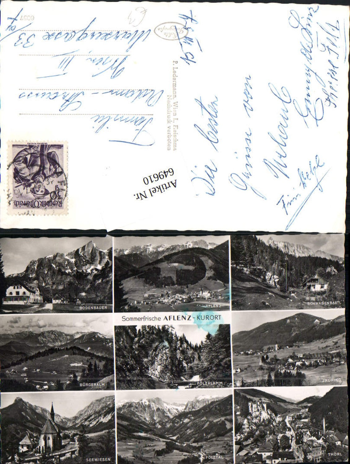 Alte Ansichtskarte – Old Postcard