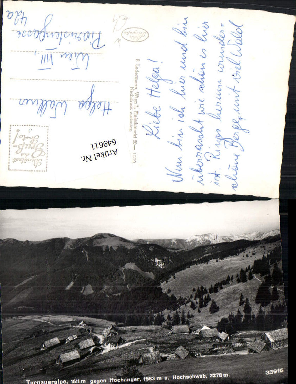 Alte Ansichtskarte – Old Postcard