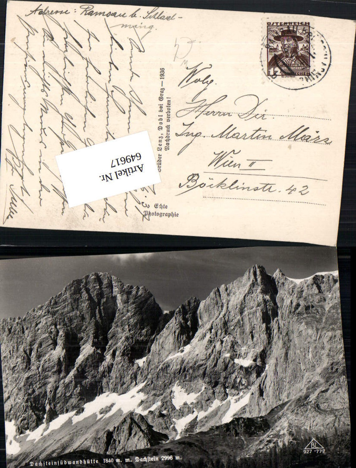 Alte Ansichtskarte – Old Postcard