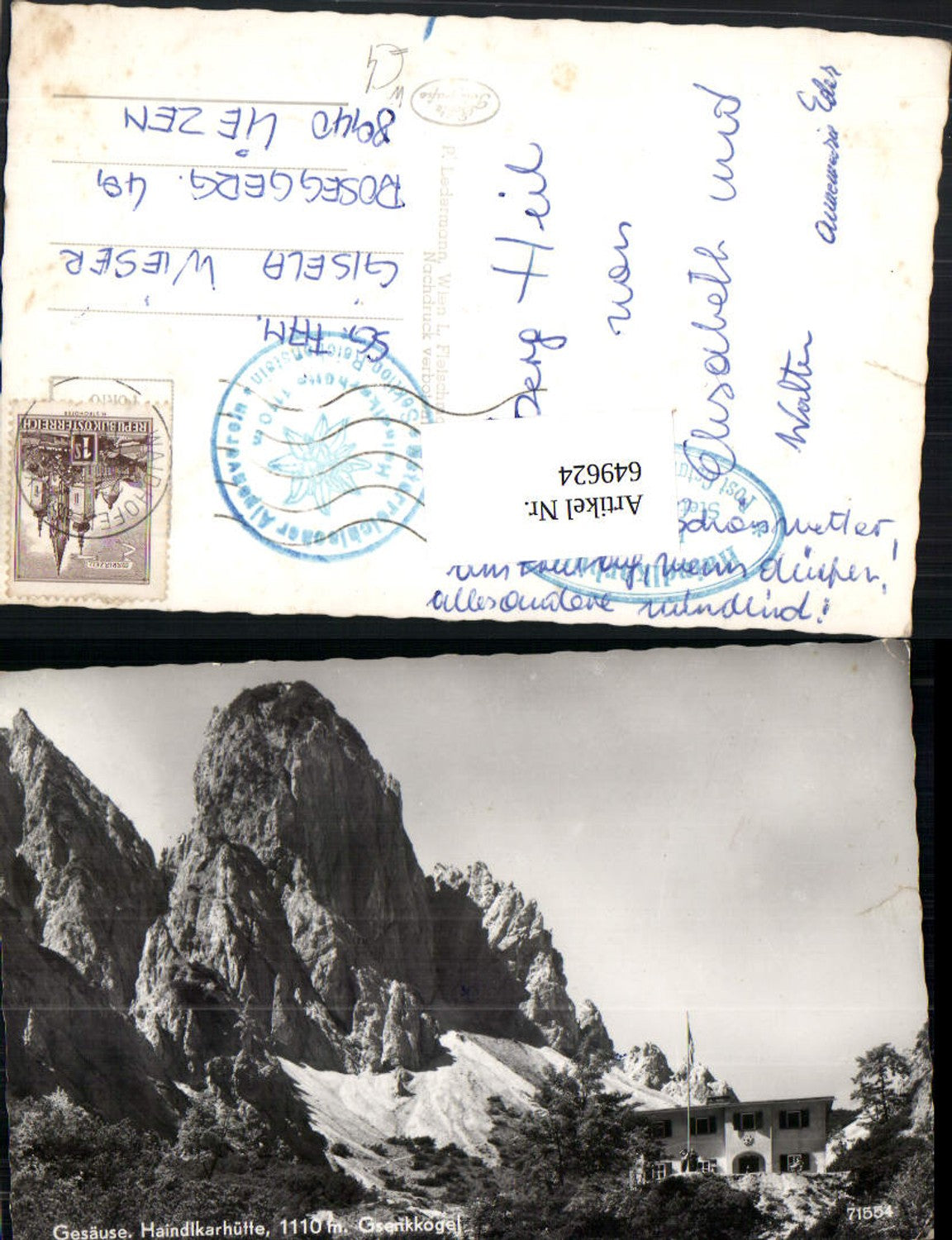 Alte Ansichtskarte – Old Postcard