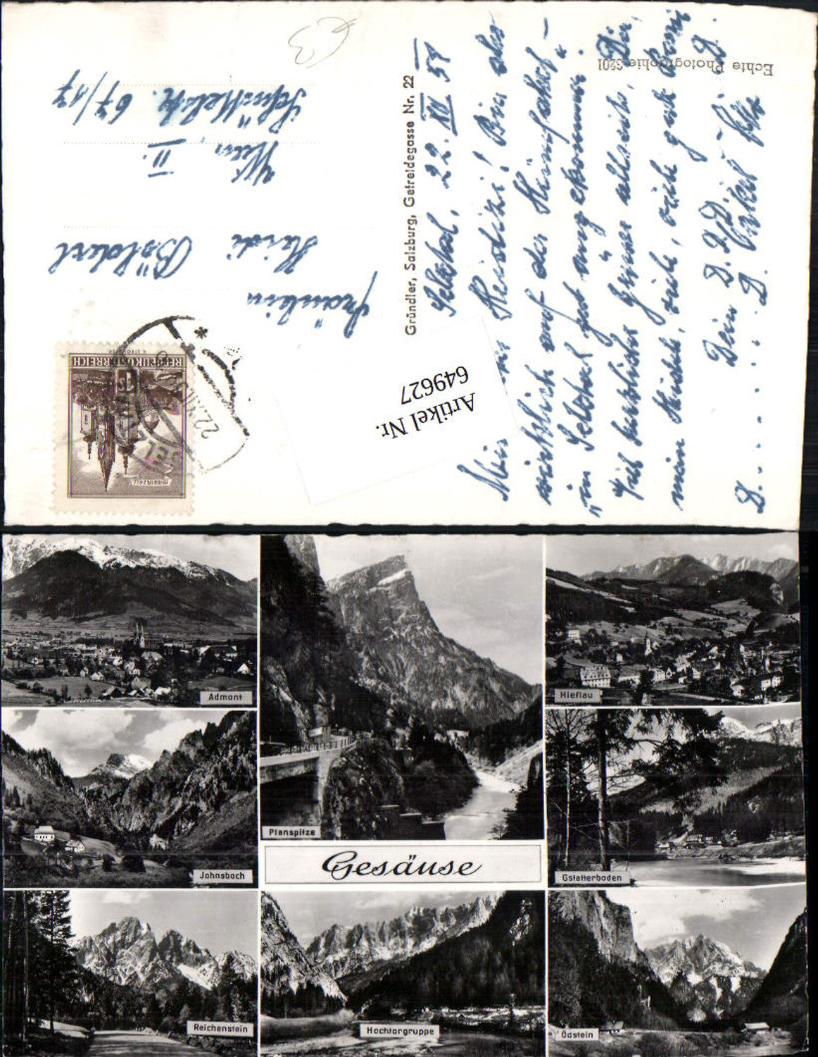 Alte Ansichtskarte – Old Postcard