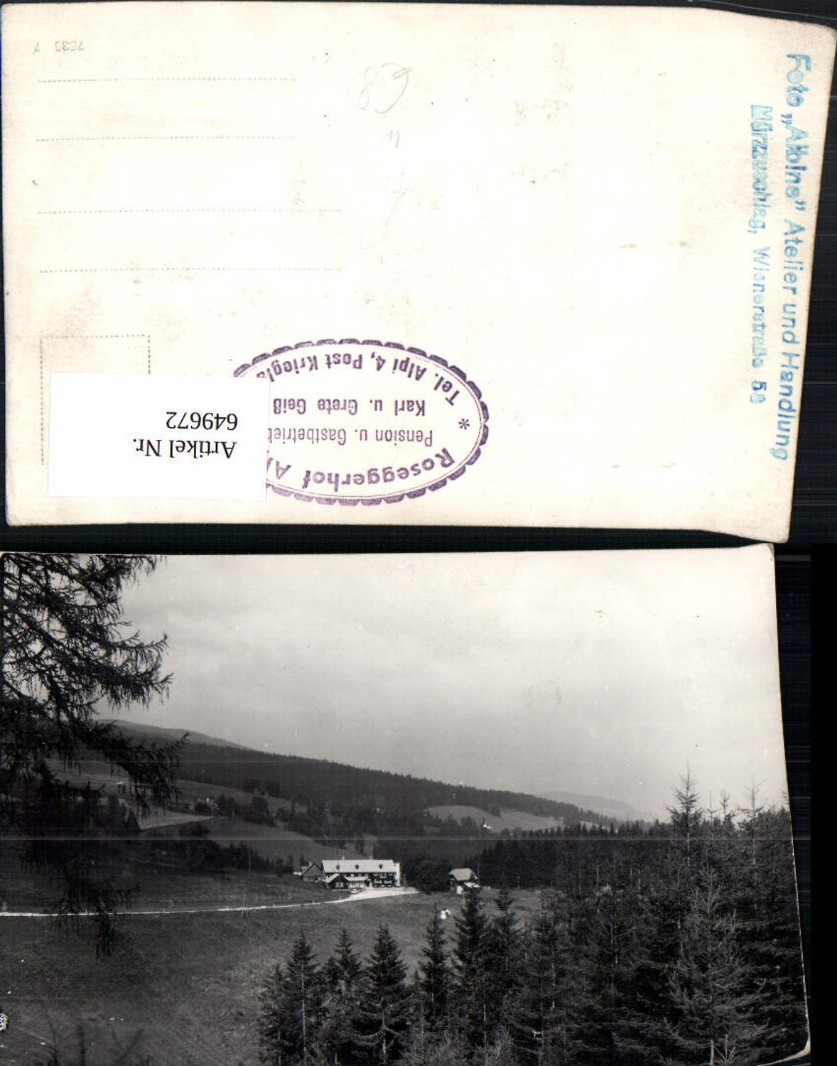 Alte Ansichtskarte – Old Postcard