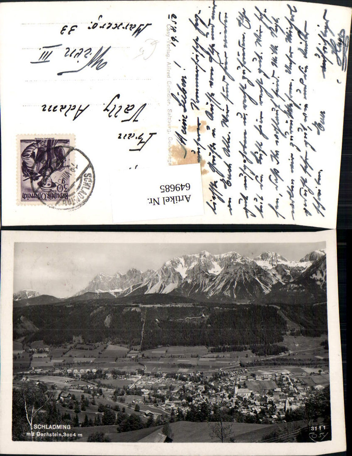 Alte Ansichtskarte – Old Postcard