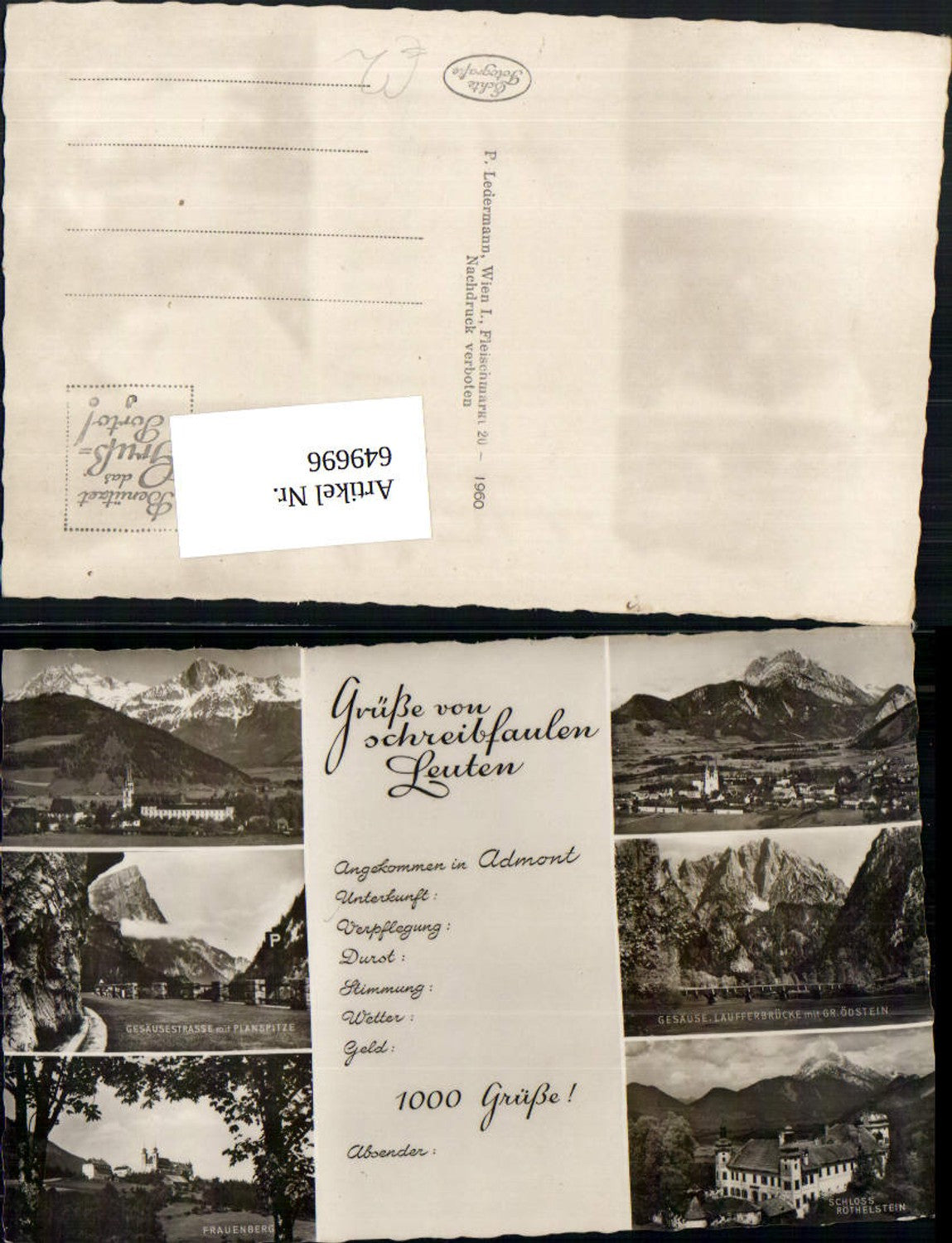 Alte Ansichtskarte – Old Postcard