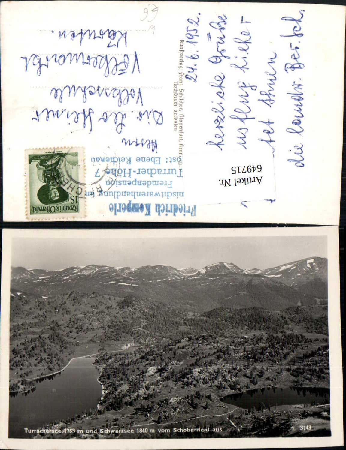 Alte Ansichtskarte – Old Postcard