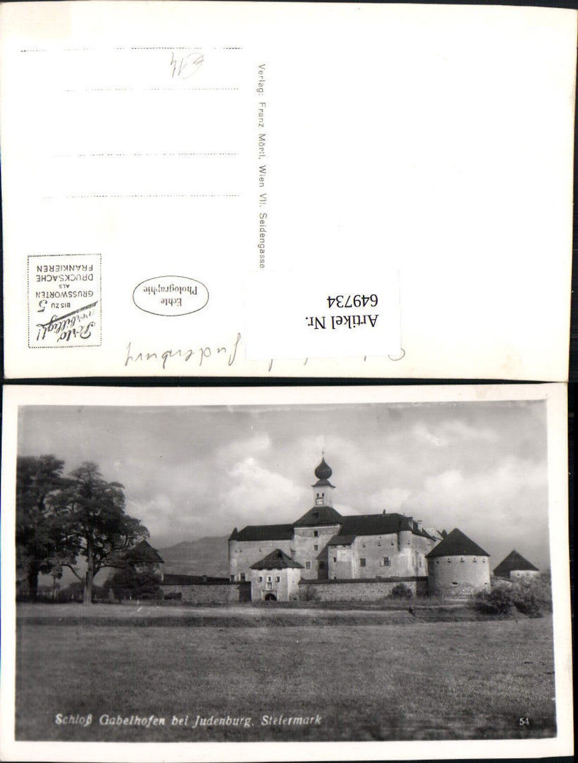 Alte Ansichtskarte – Old Postcard