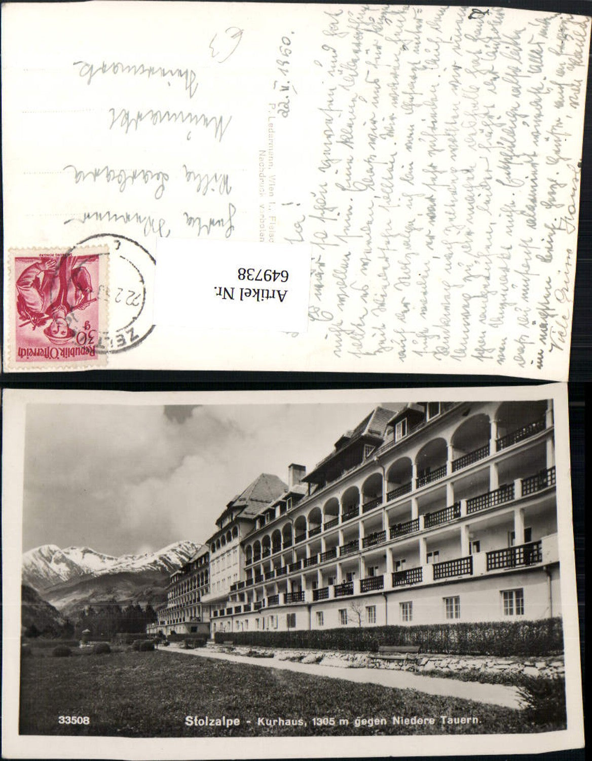 Alte Ansichtskarte – Old Postcard