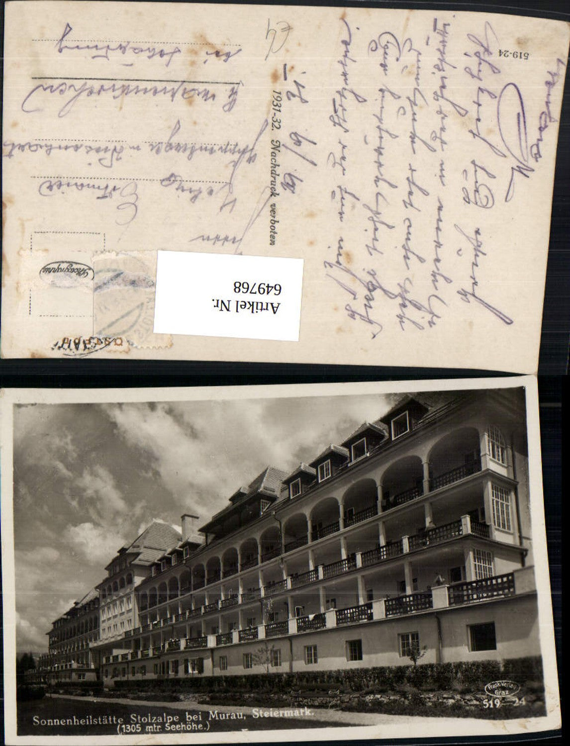 Alte Ansichtskarte – Old Postcard
