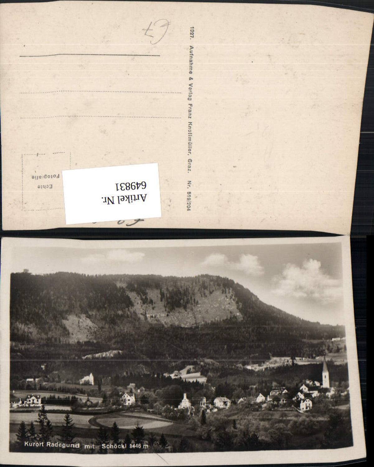 Alte Ansichtskarte – Old Postcard