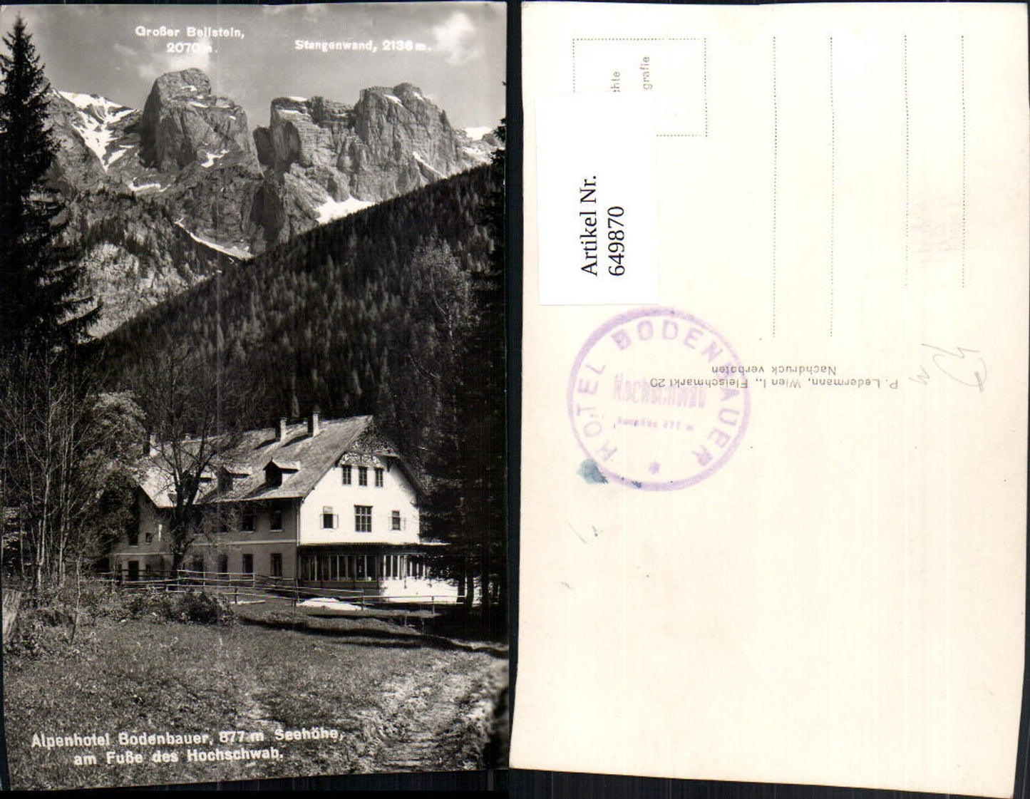 Alte Ansichtskarte – Old Postcard
