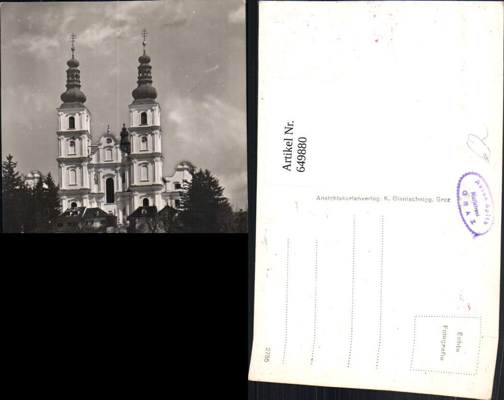 Alte Ansichtskarte – Old Postcard