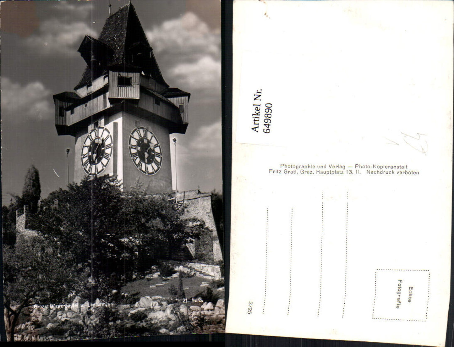 Alte Ansichtskarte – Old Postcard
